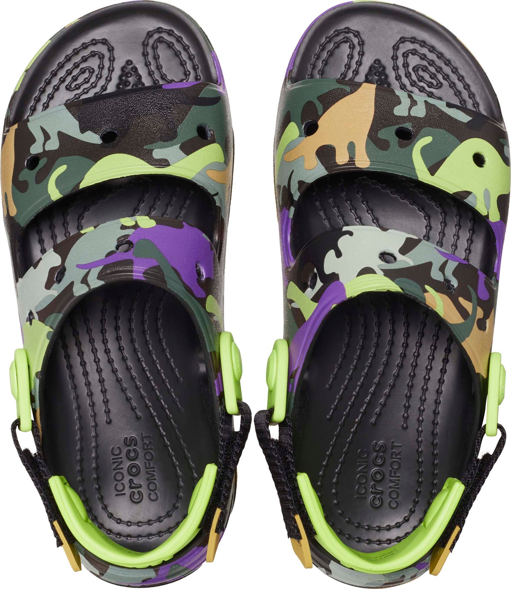 Purple clearance camo crocs