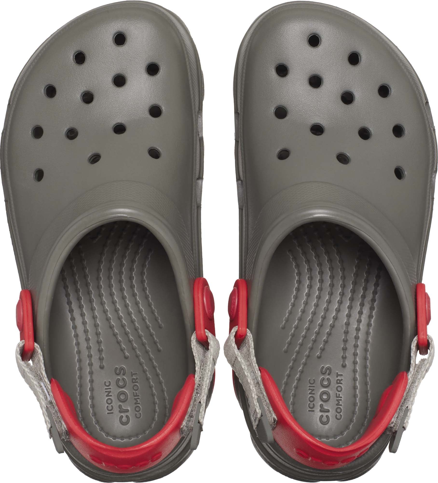 Dusty shop green crocs