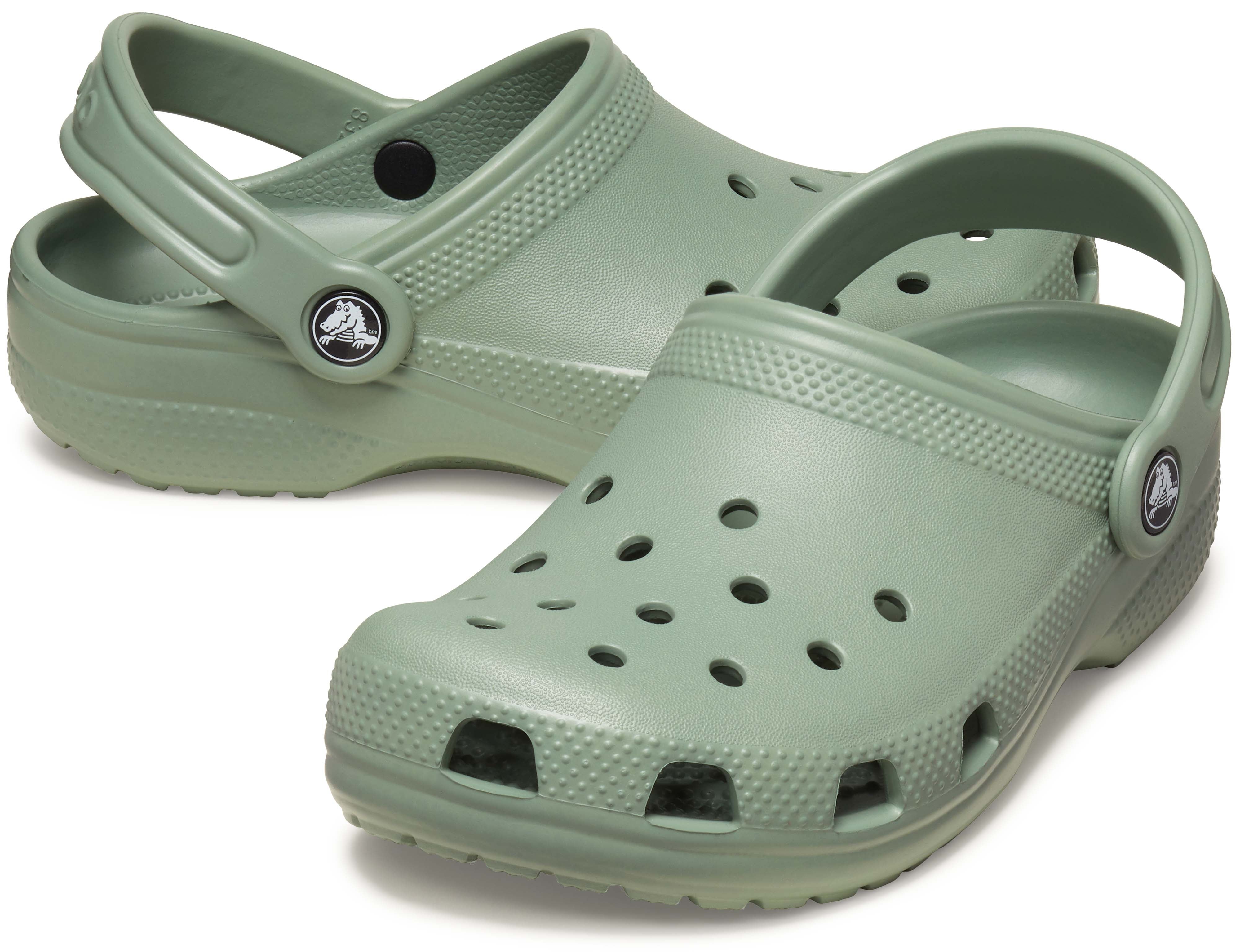 Classic Clog Kids in Green Crocs