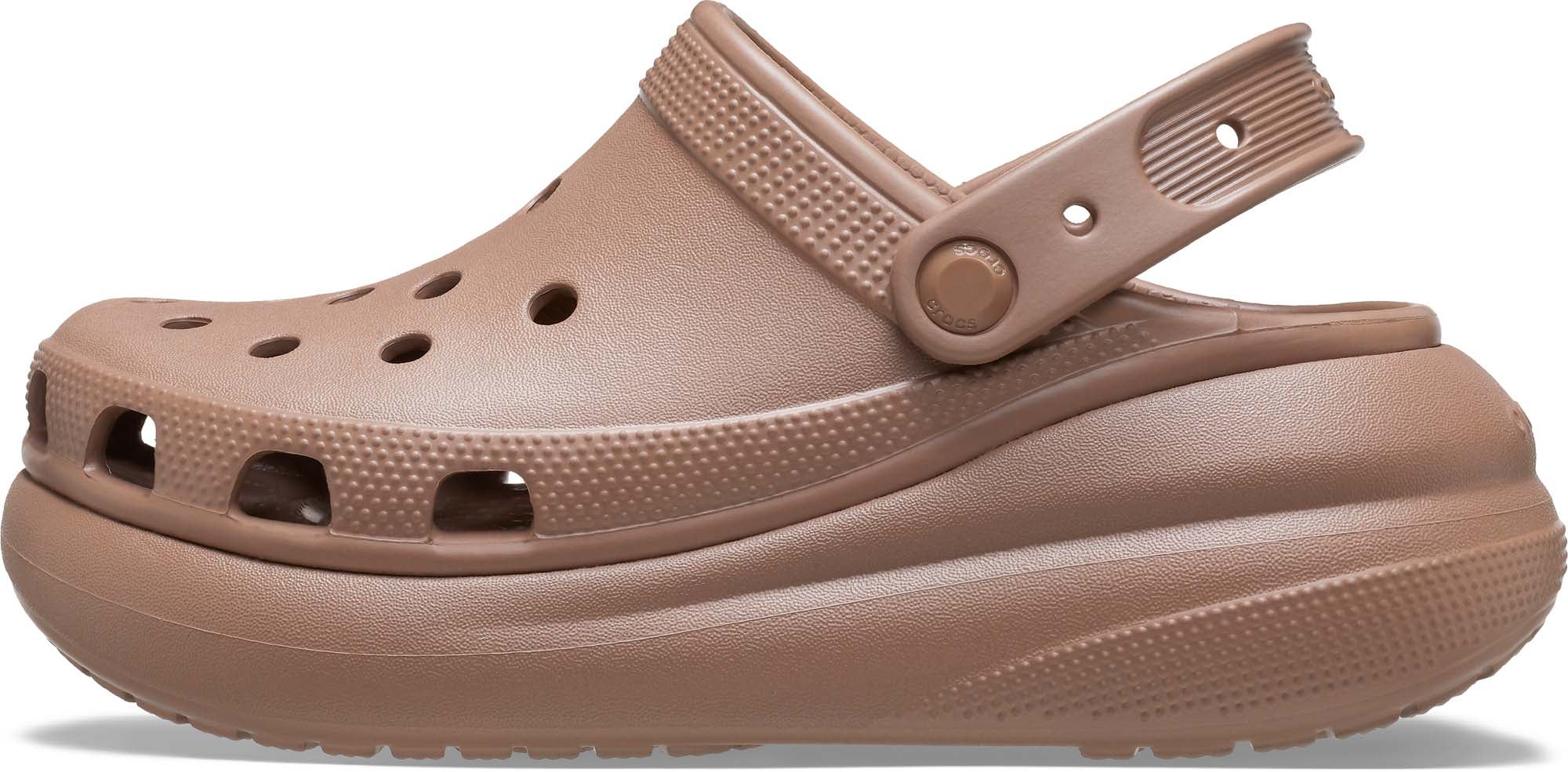brown color crocs