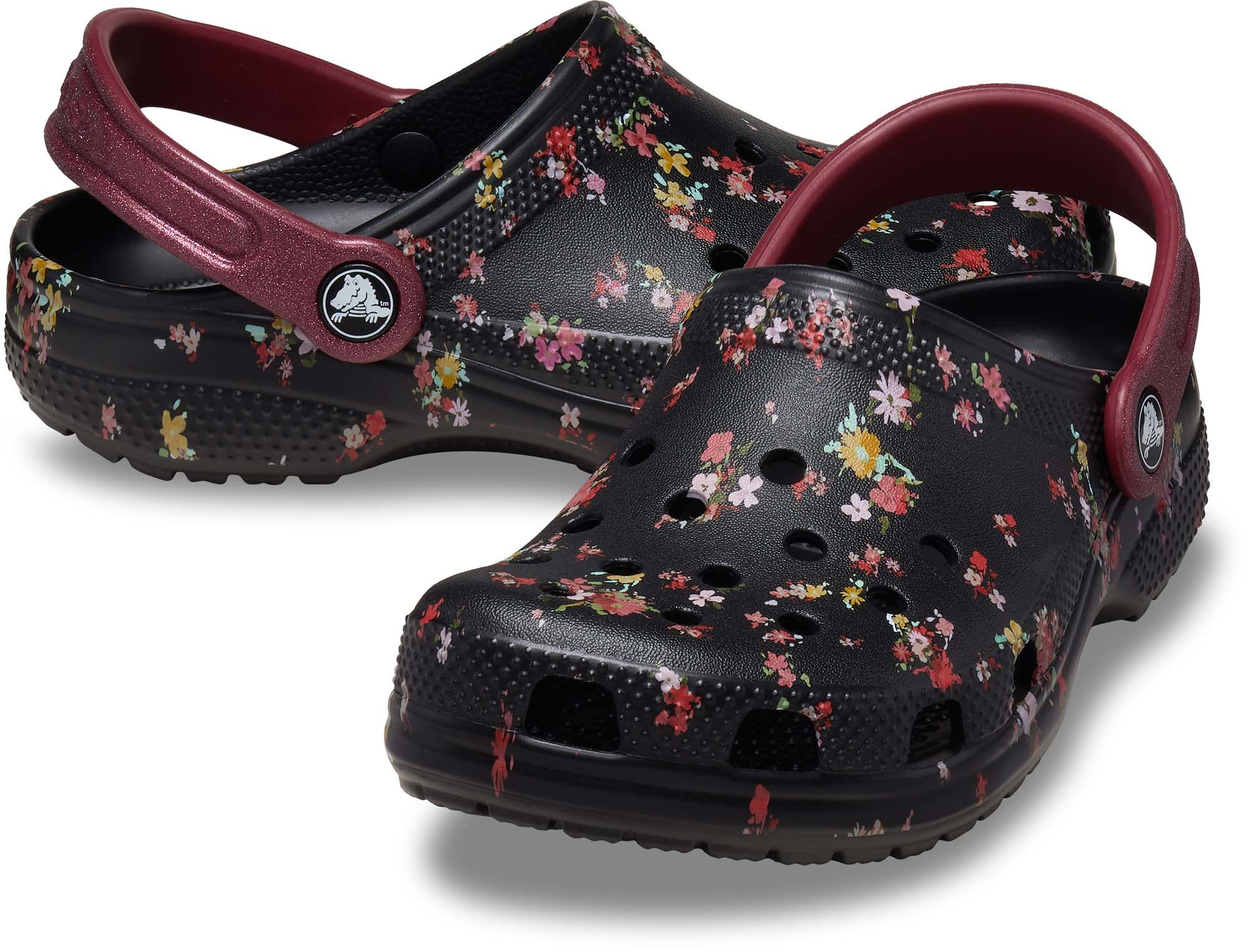 Floral crocs on sale