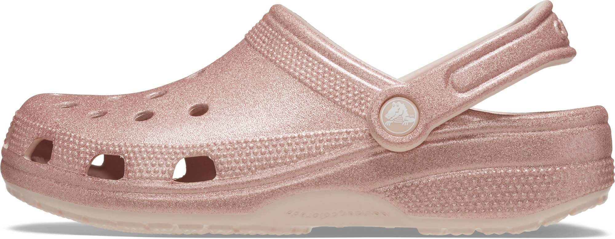 Metallic rose on sale gold crocs