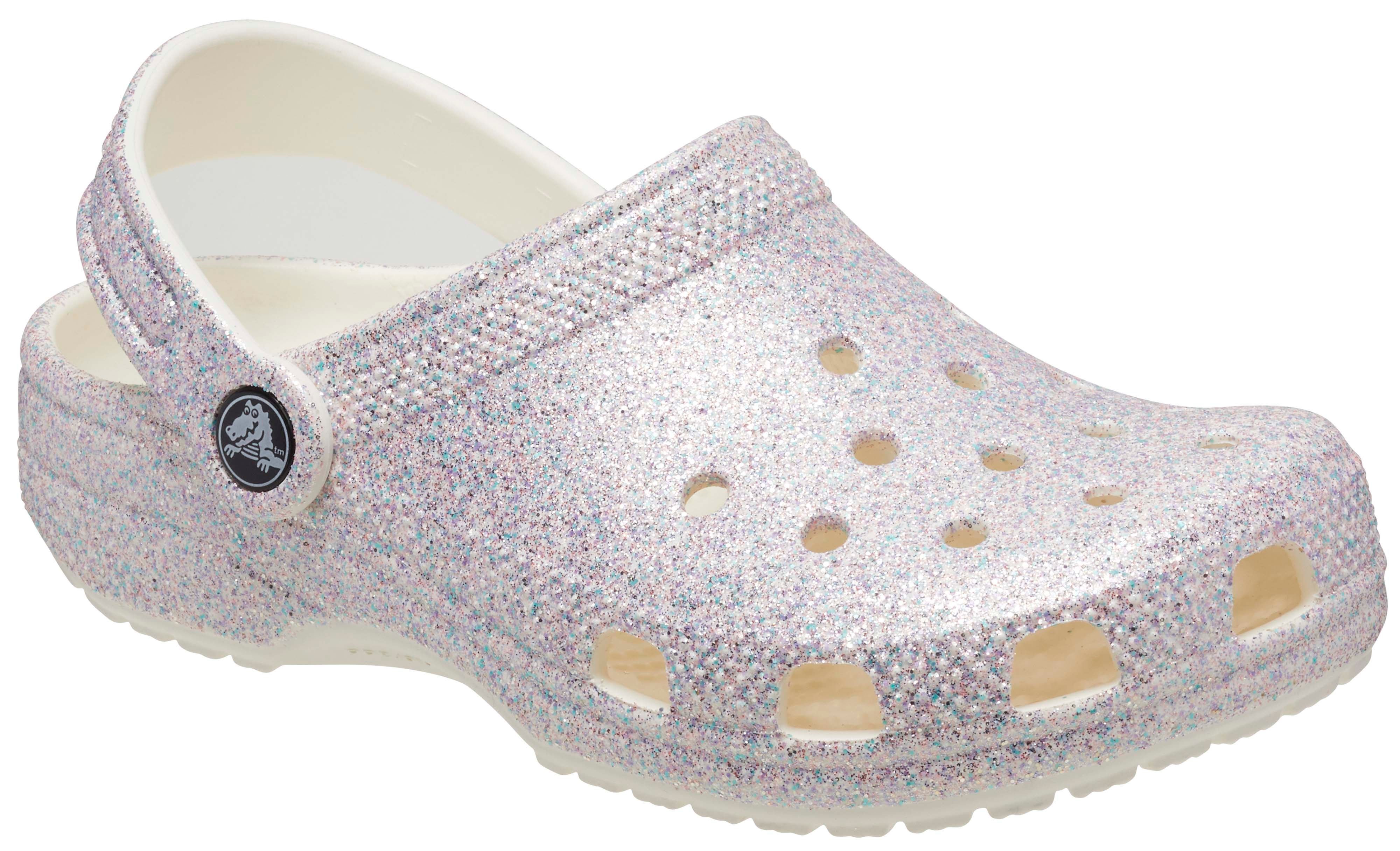 Crocs glitter clogs discount