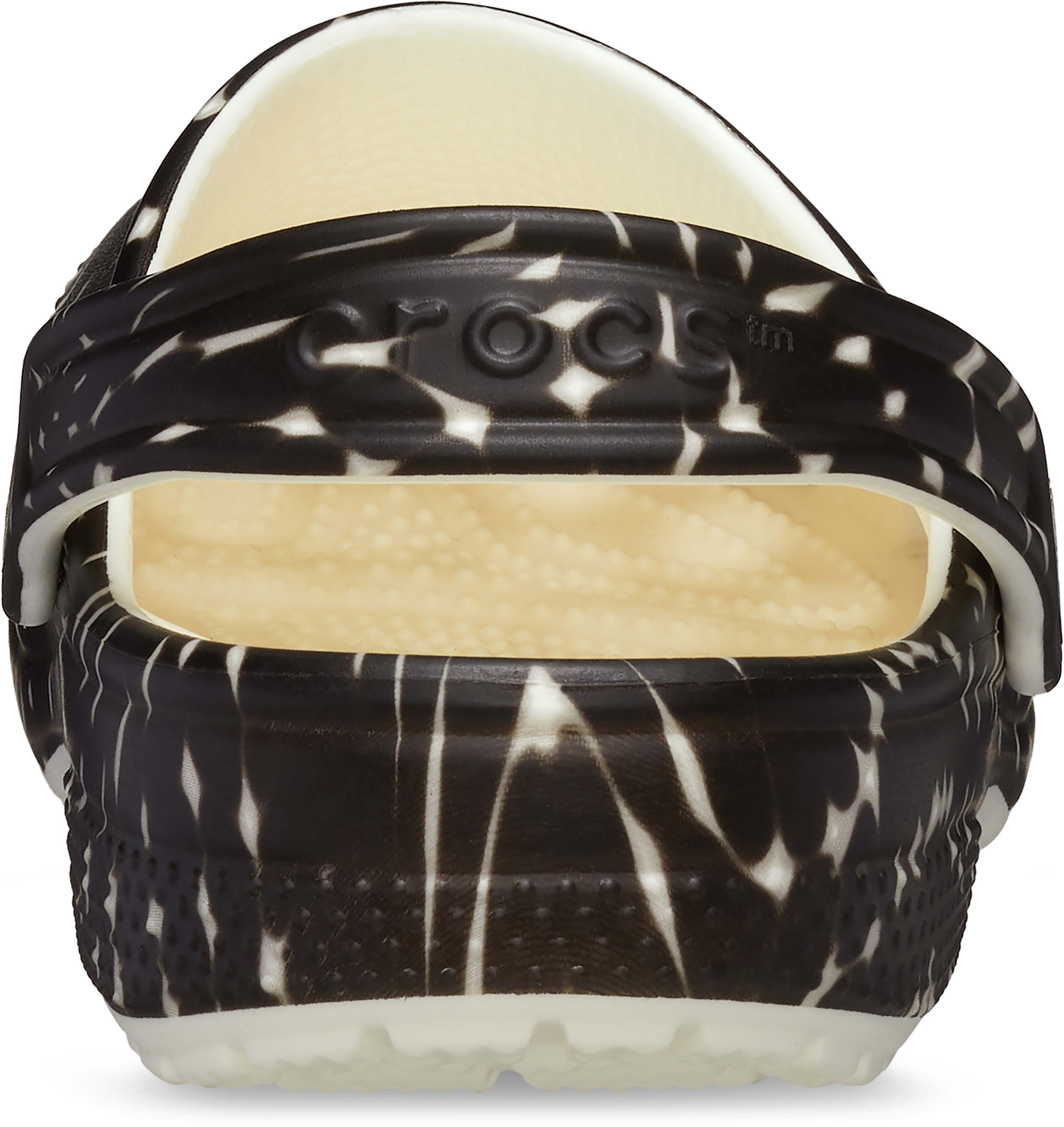 Classic Glow Sport Wave Clog Kids in Black Crocs