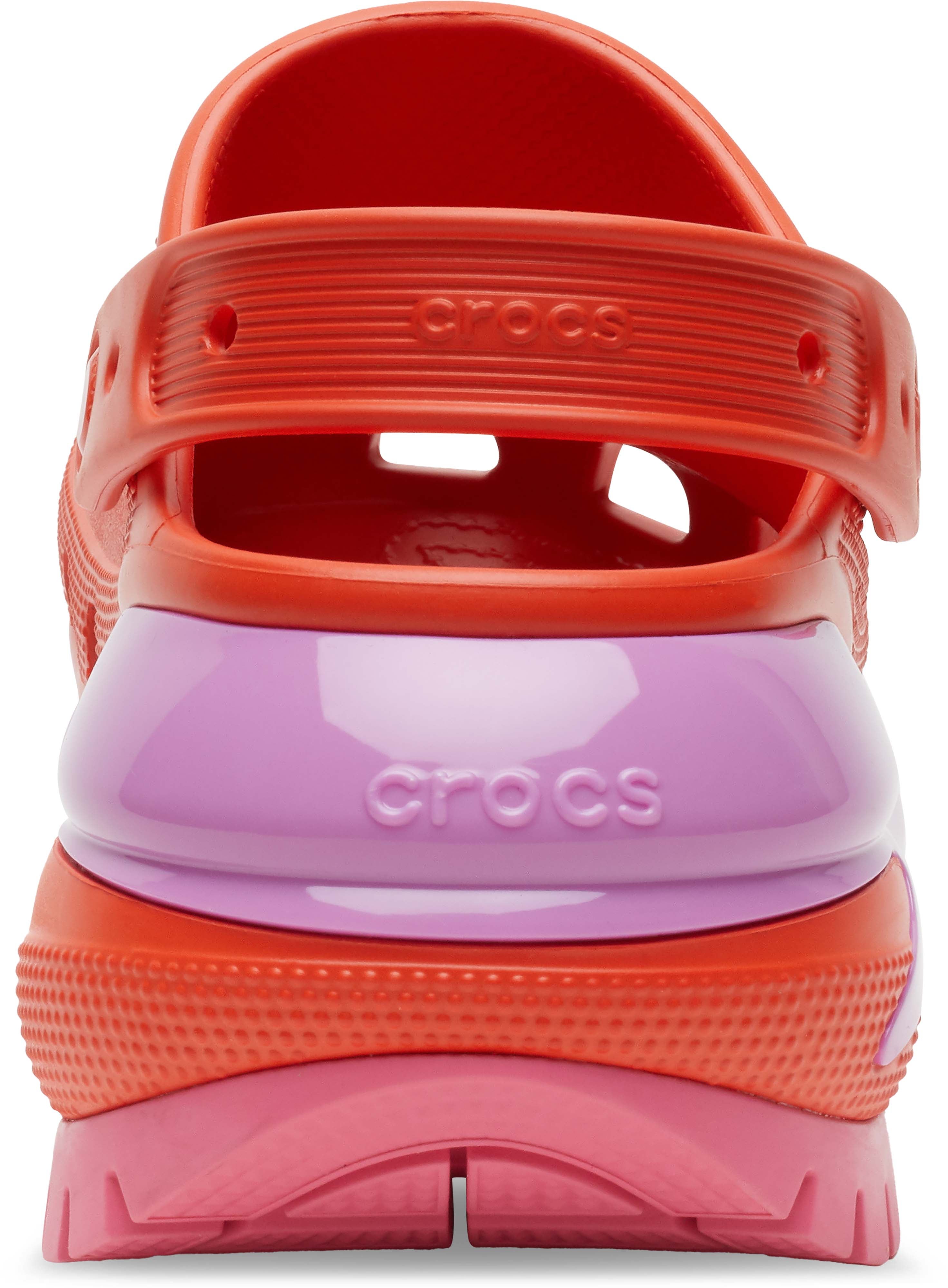 Classic Mega Crush Clog in Red Crocs