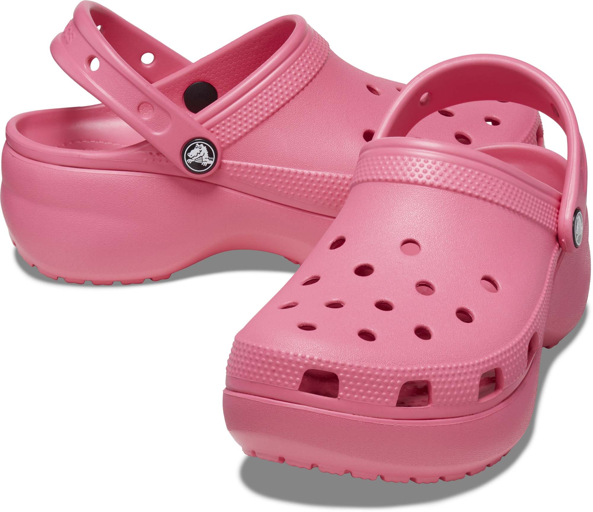 Ladies pink store crocs