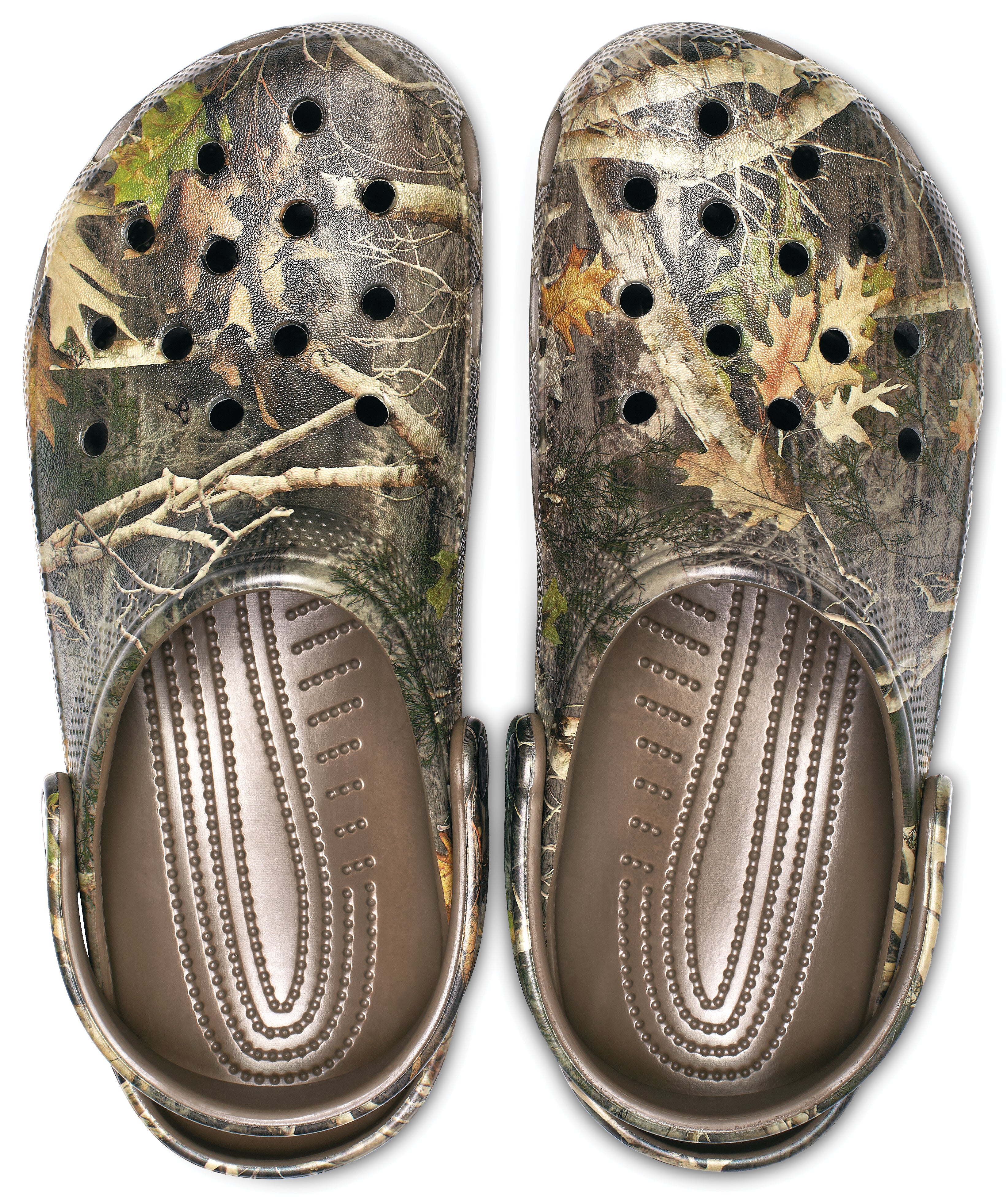 CROCS True Timber Kanati Clogs in Olive Crocs Classic True Timber Kanati Clogs Walnut | Glue Store main image 4