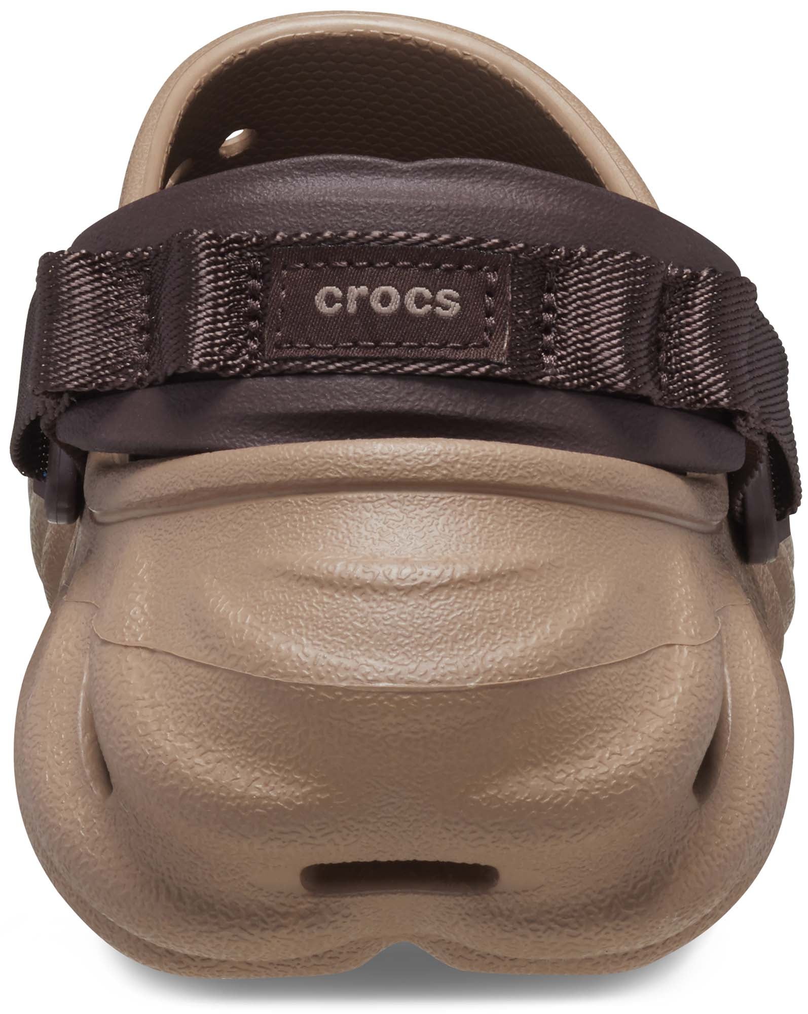 brown color crocs