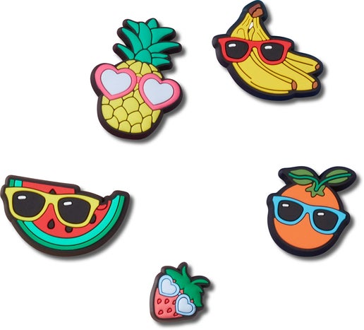Jibbitz Cute Fruit With Sunnies 5 Pack | Crocs