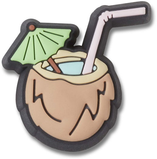 Jibbitz Tropical Coconut Drink Crocs